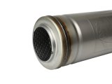 aFe Mach Force XP 304 Stainless Steel 3 Inch Muffler 49M30049 Muffler, MACH Force-Xp, Round, 14.00 in. Length, 5.00 in. Diameter, 3.00 in. Center Inlet/Outlet, Steel, Each thumbnail 2
