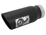 aFe Mach Force XP Round, Black 3.50 Inch Exhaust Tip 49T35452-B12 Tip, XP, Clamp-on, Stainless, Powdercoated, in. Inlet Diameter, 4.50 in. Outlet, 12.00 in. Length, Each thumbnail 6
