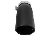 aFe Mach Force XP Round, Black 3.50 Inch Exhaust Tip 49T35452-B12 Tip, XP, Clamp-on, Stainless, Powdercoated, in. Inlet Diameter, 4.50 in. Outlet, 12.00 in. Length, Each thumbnail 9