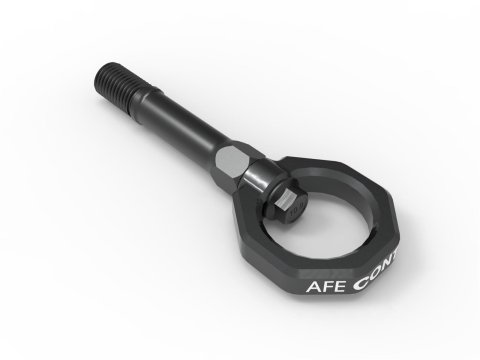 AFE Power - Tow Hooks and Covers for 2009-2020 370Z, 2023-2025 Z 450-712001-G aFe CONTROL Front Hook Gray Nissan 2023 V6-3.0L (tt) thumbnail 2