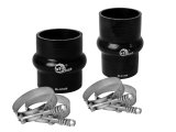 aFe BladeRunner Intercooler Couplings for 2008-2010 F-250 SUPER DUTY, F-350 DUTY - 46-20070SSH Tubing Couplers, OER Series, Hot Charge Pipe, Black, Silicone, Ford, Powerstroke, Kit thumbnail 1
