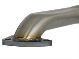 aFe Twisted Steel Turbo Up Pipes 48-34009 Exhaust Up-Pipe, Stainless Steel, Natural, Chevrolet, GMC, 6.6L, Kit thumbnail 4