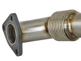 aFe Twisted Steel Turbo Up Pipes 48-34009 Exhaust Up-Pipe, Stainless Steel, Natural, Chevrolet, GMC, 6.6L, Kit thumbnail 8