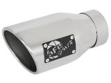 aFe Mach Force XP Round, Polished 3 Inch Exhaust Tip 49T30452-P09 Tip, XP, Clamp-on, Stainless, Polished, 3.00 in. Inlet Diameter, 4.50 in. Outlet, 9.00 in. Length, Each thumbnail 2