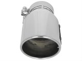 aFe Mach Force XP Round, Polished 3 Inch Exhaust Tip 49T30452-P09 Tip, XP, Clamp-on, Stainless, Polished, 3.00 in. Inlet Diameter, 4.50 in. Outlet, 9.00 in. Length, Each thumbnail 5