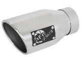 aFe Mach Force XP Round, Polished 3 Inch Exhaust Tip 49T30452-P09 Tip, XP, Clamp-on, Stainless, Polished, 3.00 in. Inlet Diameter, 4.50 in. Outlet, 9.00 in. Length, Each thumbnail 7