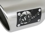 aFe Mach Force XP Round, Polished 3 Inch Exhaust Tip 49T30452-P09 Tip, XP, Clamp-on, Stainless, Polished, 3.00 in. Inlet Diameter, 4.50 in. Outlet, 9.00 in. Length, Each thumbnail 8