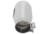 aFe Mach Force XP Round, Polished 3 Inch Exhaust Tip 49T30452-P09 Tip, XP, Clamp-on, Stainless, Polished, 3.00 in. Inlet Diameter, 4.50 in. Outlet, 9.00 in. Length, Each thumbnail 9