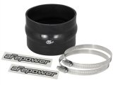 aFe Air Intake Kit Components 59-00041 Components, Coupler Kit. 4 in. I.D., 3 in. Length, Silicone, Black, Clamps Included, thumbnail 1