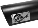 aFe Mach Force XP Round, Black 4 Inch Exhaust Tip 49T40506-B12 Tip, XP, Clamp-on, Stainless, Powdercoated, 4.00 in. Inlet Diameter, 5.00 in. Outlet, 12.00 in. Length, Pair thumbnail 8