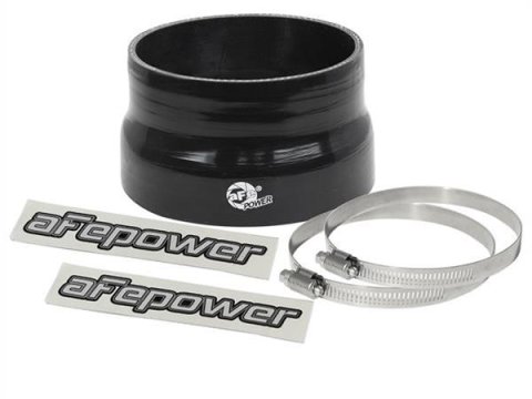 aFe Tubing Couplers 59-00091 Couplers, Straight, Silicone, Black, 4.15 in. Inlet/3.75 in. Outlet Diameter, 2.35 in. Length, Each