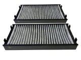aFe Power Carbon Cabin Air Filters for 2007-2018 X5, 2008-2019 X6 - 35-10025C-MB Filter Elements, Carbon/Charcoal, Black/Gray, BMW, Pair thumbnail 1