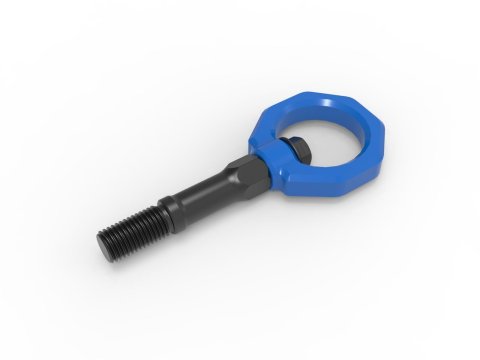 aFe Control Tow Hooks for 2020-2025 CORVETTE - 450-401015-L Hook, Rear, Blue Powdercoated, Chevy, Corvette, Each thumbnail 5