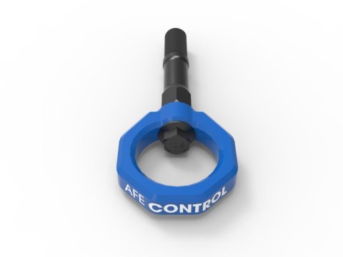 aFe Control Tow Hooks for 2020-2025 CORVETTE - 450-401015-L Hook, Rear, Blue Powdercoated, Chevy, Corvette, Each thumbnail 9