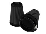 AFE Power Air Filter Elements 20-91202KM Momentum Intake Replacement w/ Black Pro 5R Media (Pair) 3-1/2 IN F x 5 IN B x 3-1/2 IN T (Inverted) x 6 IN H thumbnail 3