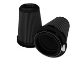 AFE Power Air Filter Elements 20-91202KM Momentum Intake Replacement w/ Black Pro 5R Media (Pair) 3-1/2 IN F x 5 IN B x 3-1/2 IN T (Inverted) x 6 IN H thumbnail 6