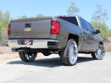 aFe Mach Force XP Exhaust Systems 49-44057-B Systems, XP, Cat-back, Single In/Dual Out, Stainless Steel, Natural, Split Side Exit, Black Powdercoated Tips, Chevrolet, GMC, Kit thumbnail 2