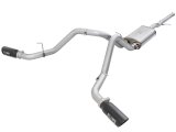 aFe Mach Force XP Exhaust Systems 49-44057-B Systems, XP, Cat-back, Single In/Dual Out, Stainless Steel, Natural, Split Side Exit, Black Powdercoated Tips, Chevrolet, GMC, Kit thumbnail 8