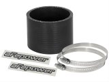 aFe Tubing Couplers 59-00051 Couplers, Straight, Silicone, Black, 2.50 in. Inlet/Outlet Diameter, 2.00 in. Length, Each thumbnail 1