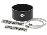 aFe Tubing Couplers 59-00092 Couplers, Straight, Silicone, Black, 4.00 in. Inlet/Outlet Diameter, 2.00 in. Length, Each thumbnail 1