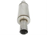 aFe Atlas Steel 3.5 Inch Muffler 49M00025 Muffler, Atlas, Perforated Core, 3.500 in. Inlet, 3.500 in. Outlet, 16.000 in. Body Length, Universal, Each thumbnail 2