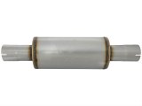 aFe Atlas Steel 3.5 Inch Muffler 49M00025 Muffler, Atlas, Perforated Core, 3.500 in. Inlet, 3.500 in. Outlet, 16.000 in. Body Length, Universal, Each thumbnail 4