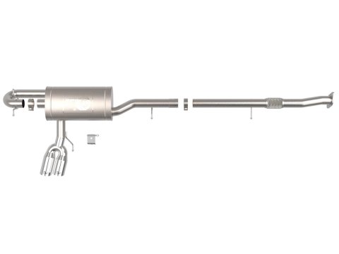 aFe Rebel Series Exhaust Systems for 2023-2025 CANYON, COLORADO - 49-34142-P Systems, Series, 3 in., 304 Stainless Steel, Cat-Back, Polished Tips, Chevy, GMC, Kit thumbnail 6