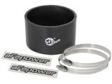aFe Tubing Couplers 59-00043 Couplers, Straight, Silicone, Black, 3.25 in. Inlet/Outlet Diameter, 2.00 in. Length, Each thumbnail 1
