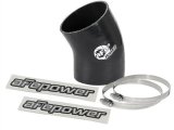 aFe Tubing Couplers 59-00096 Couplers, 30 degree Elbow, Silicone, Black, 3.00 in. Inlet/Outlet Diameter, Each thumbnail 1