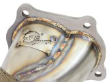 aFe Twisted Steel Turbo Downpipes for 2008-2015 LANCER - 48-36701 Downpipe, Mitsubishi Lancer EVO X, 2.0L, Each thumbnail 3