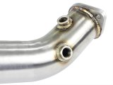 aFe Twisted Steel Turbo Downpipes for 2008-2015 LANCER - 48-36701 Downpipe, Mitsubishi Lancer EVO X, 2.0L, Each thumbnail 4