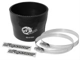 aFe Tubing Couplers 59-00019 Couplers, Straight, Silicone, Black, 3.75 in. Inlet/3.50 in. Outlet Diameter, 3.00 in. Length, Each thumbnail 1
