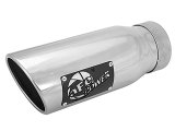 aFe Mach Force XP Round, Polished 3.50 Inch Exhaust Tip 49T35452-P12 Tip, XP, Clamp-on, Stainless, Polished, in. Inlet Diameter, 4.50 in. Outlet, 12.00 in. Length, Each thumbnail 2