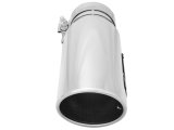 aFe Mach Force XP Round, Polished 3.50 Inch Exhaust Tip 49T35452-P12 Tip, XP, Clamp-on, Stainless, Polished, in. Inlet Diameter, 4.50 in. Outlet, 12.00 in. Length, Each thumbnail 3
