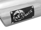 aFe Mach Force XP Round, Polished 3.50 Inch Exhaust Tip 49T35452-P12 Tip, XP, Clamp-on, Stainless, Polished, in. Inlet Diameter, 4.50 in. Outlet, 12.00 in. Length, Each thumbnail 9