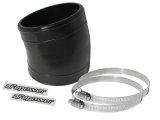 aFe Tubing Couplers 59-00030 Coupler, 15 Degree Elbow, 3.500 in.Inlet, 3.500 in. Outlet, 3.000 in. Length, Polyurethane, Black, Each thumbnail 2