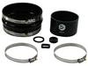 aFe Tubing Couplers 59-00030 Coupler, 15 Degree Elbow, 3.500 in.Inlet, 3.500 in. Outlet, 3.000 in. Length, Polyurethane, Black, Each thumbnail 4