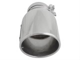aFe Mach Force XP Round, Polished 4 Inch Exhaust Tip 49T40602-P15 Tip, XP, Clamp-on, Stainless, Polished, 4.00 in. Inlet Diameter, 6.00 in. Outlet, 15.00 in. Length, Each thumbnail 3