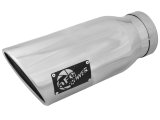aFe Mach Force XP Round, Polished 4 Inch Exhaust Tip 49T40602-P15 Tip, XP, Clamp-on, Stainless, Polished, 4.00 in. Inlet Diameter, 6.00 in. Outlet, 15.00 in. Length, Each thumbnail 5