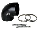 aFe Tubing Couplers 59-00121 Couplers, 90 degree Elbow, Silicone, Black, 3.75 in. Inlet/3.50 in. Outlet Diameter, Each thumbnail 2