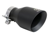 AFE Power Exhaust Tips 49T30504-B09 Takeda 409 Stainless Steel Clamp-on Tip Black 3 IN Inlet x 5 IN Outlet x 9 IN L thumbnail 2