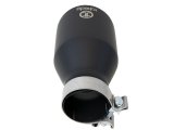 AFE Power Exhaust Tips 49T30504-B09 Takeda 409 Stainless Steel Clamp-on Tip Black 3 IN Inlet x 5 IN Outlet x 9 IN L thumbnail 3