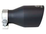 AFE Power Exhaust Tips 49T30504-B09 Takeda 409 Stainless Steel Clamp-on Tip Black 3 IN Inlet x 5 IN Outlet x 9 IN L thumbnail 4