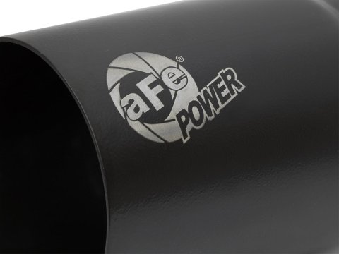 aFe Mach Force XP Round, Black 3.50 Inch Exhaust Tip 49T35404-B07 Tip, XP, Clamp-on, Stainless, Powdercoated, in. Inlet Diameter, 4.00 in. Outlet, 7.00 in. Length, Each thumbnail 2
