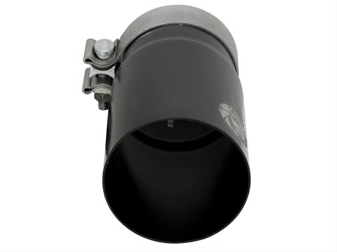 aFe Mach Force XP Round, Black 3.50 Inch Exhaust Tip 49T35404-B07 Tip, XP, Clamp-on, Stainless, Powdercoated, in. Inlet Diameter, 4.00 in. Outlet, 7.00 in. Length, Each thumbnail 4