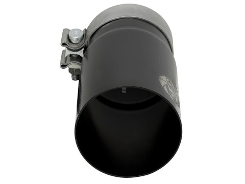 aFe Mach Force XP Round, Black 3.50 Inch Exhaust Tip 49T35404-B07 Tip, XP, Clamp-on, Stainless, Powdercoated, in. Inlet Diameter, 4.00 in. Outlet, 7.00 in. Length, Each thumbnail 9