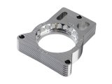 aFe Silver Bullet Throttle Body Spacers 46-34021 Spacers, Bullet, Billet Aluminum, Clear Anodized, Chevrolet, GMC, Each thumbnail 7