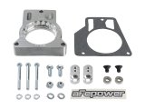 aFe Silver Bullet Throttle Body Spacers 46-34021 Spacers, Bullet, Billet Aluminum, Clear Anodized, Chevrolet, GMC, Each thumbnail 8