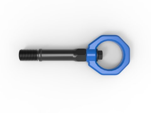 AFE Power - Tow Hooks and Covers for 2009-2020 370Z, 2023-2025 Z 450-712001-L aFe CONTROL Front Hook Blue Nissan 2023 V6-3.0L (tt) thumbnail 7