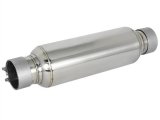 aFe Mach Force XP 2.5 Inch Resonator 49M10003 Exhaust Resonator, XP, 304 Stainless Steel, 2.50 in. Diameter, 16.00 in. Overall Length, Each thumbnail 2